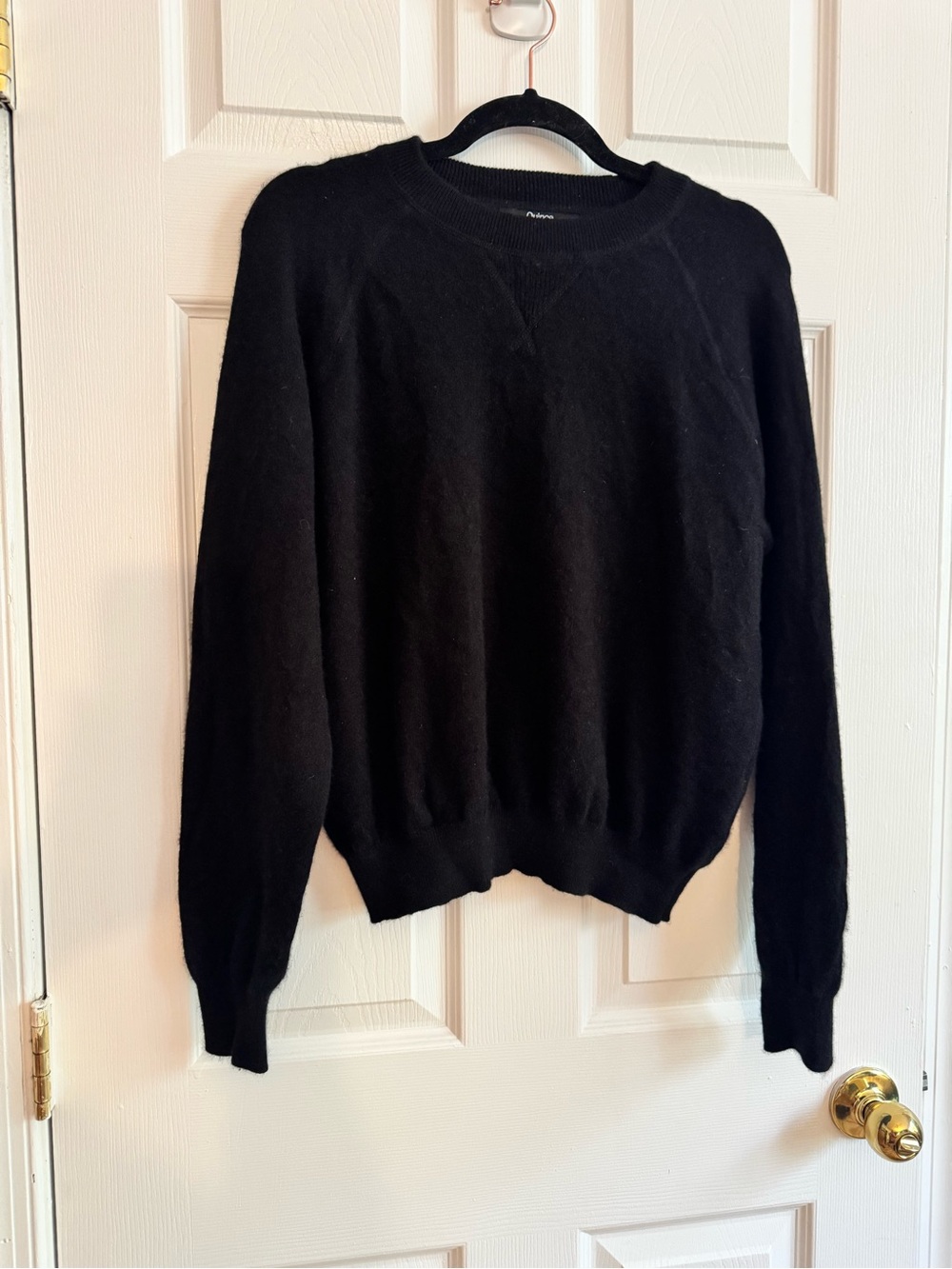 Quince Cashmere Black Women's Crewneck Sweater Size Large